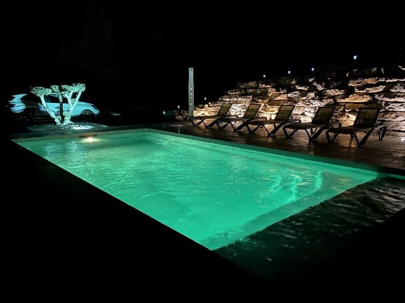 piscine arizona eclairage nuit ambiance