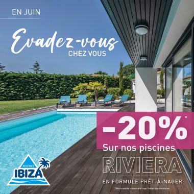 -20% sur les 4 modèles RIVIERA