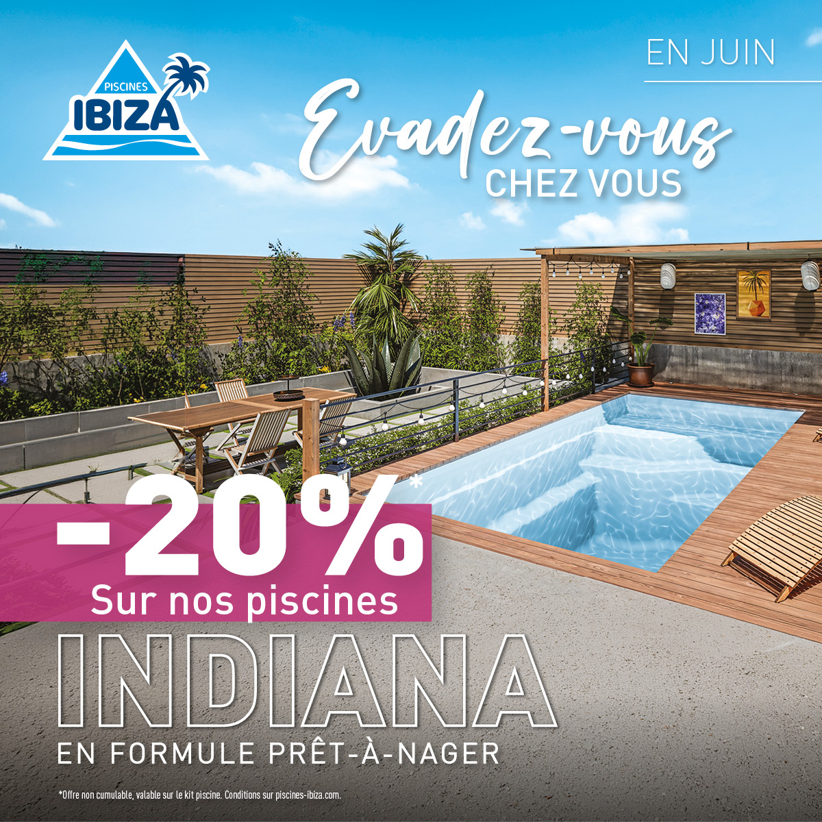 -20 % sur les 3 modèles Indiana