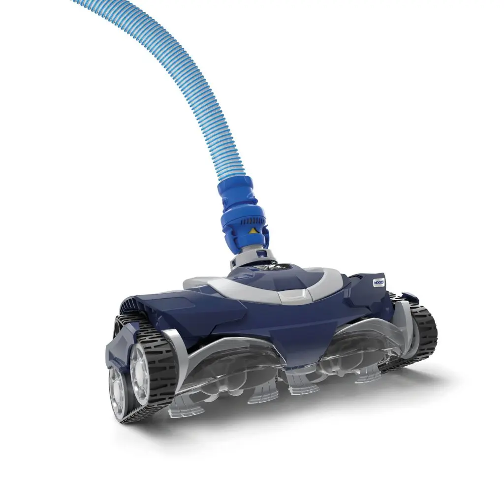 Robot de piscine hydraulique Zodiac MX10 à chenilles et tuyau d’aspiration – Piscines Ibiza