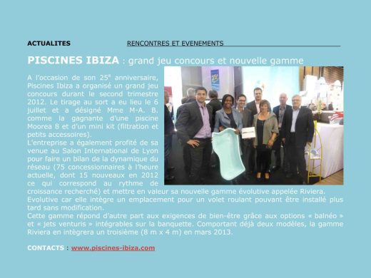 L&#039; Activité Piscine a retenu l&#039;évènement
