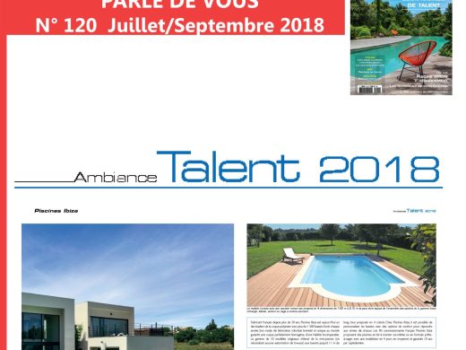 On parle de nous dans la magazine AMBIANCE PISCINE