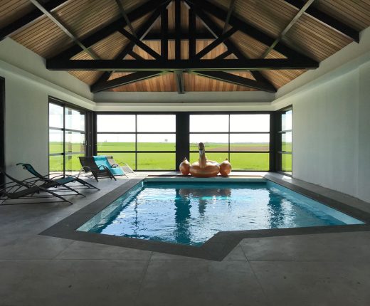 Piscine coque intérieure dans la Somme