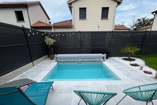 Piscine coque carrée Aquaviva