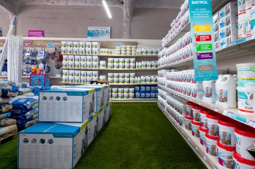 Rayon produits d’entretien et de traitement de l’eau - Piscines Ibiza Seine-Essonne