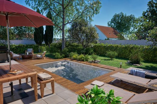 Piscine coque avec plage immergée 5x3 Aquaviva 2