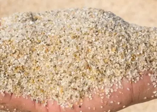 Sable de silice pour filtre de piscine à remplacer