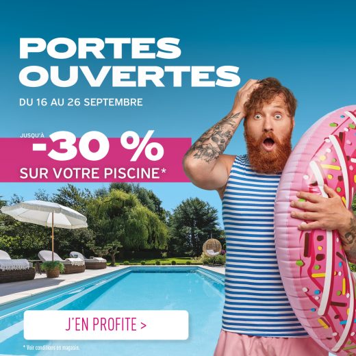 JPO Piscines Ibiza : bassins et équipements en promotion – du 16 au 26 septembre 2026